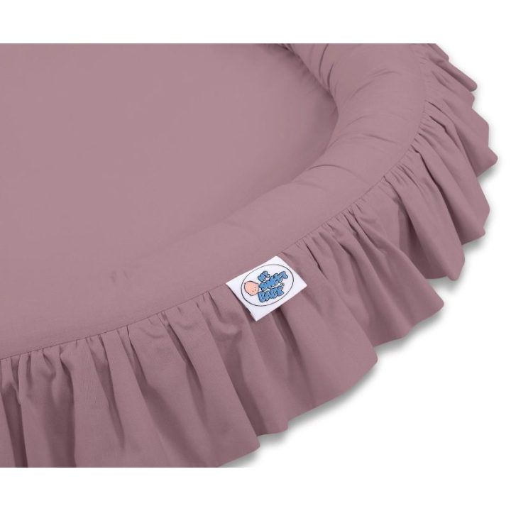 Lizdelis su raukiniais – pastelinis violetinis