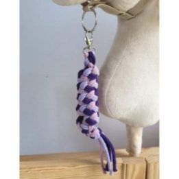 Pavadėlis hobi arkliukui, dvigubas, violetinis