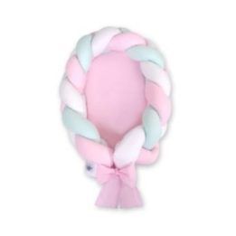 Pintas kūdikio lizdelis 2 in 1 – balta/rožinė/mėtinė