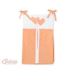 Kūdikio krepšys Hanging Hearts oranžinis