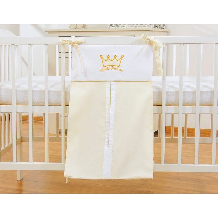 Kūdikio krepšys kreminės spalvos Little Prince/Princess