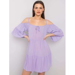 Šviesiai violetinės spalvos suknelė