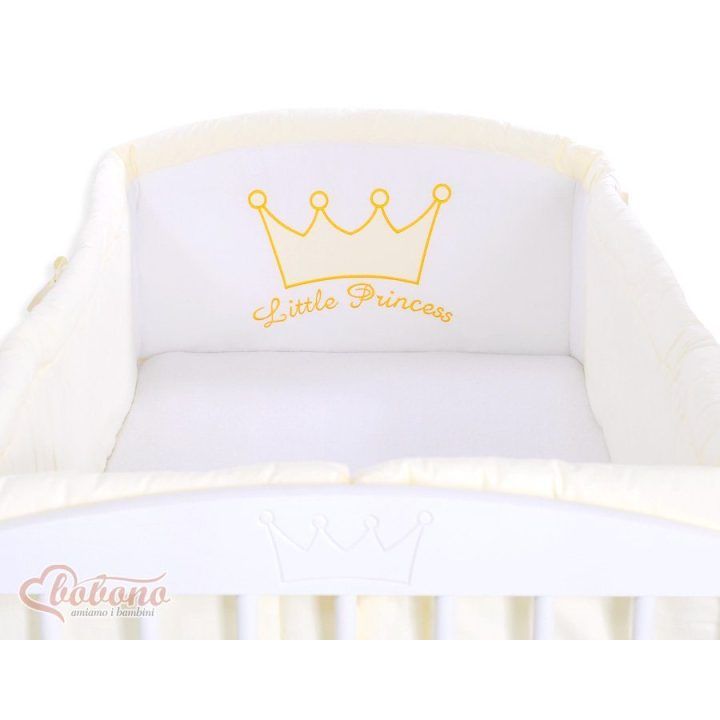 Lovytės apsauga kūdikiui Little Prince/Princess, kreminė