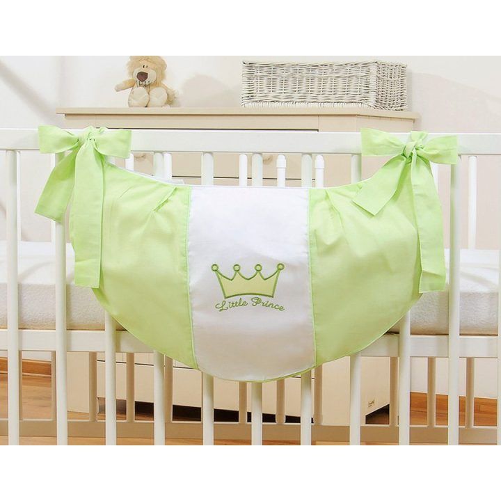 Žaislų krepšys žalias Little Prince/Princess