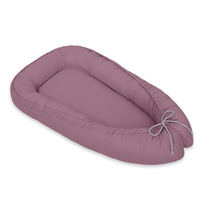 Kūdikio lizdelis dvipusis pastelinės violetinės spalvos