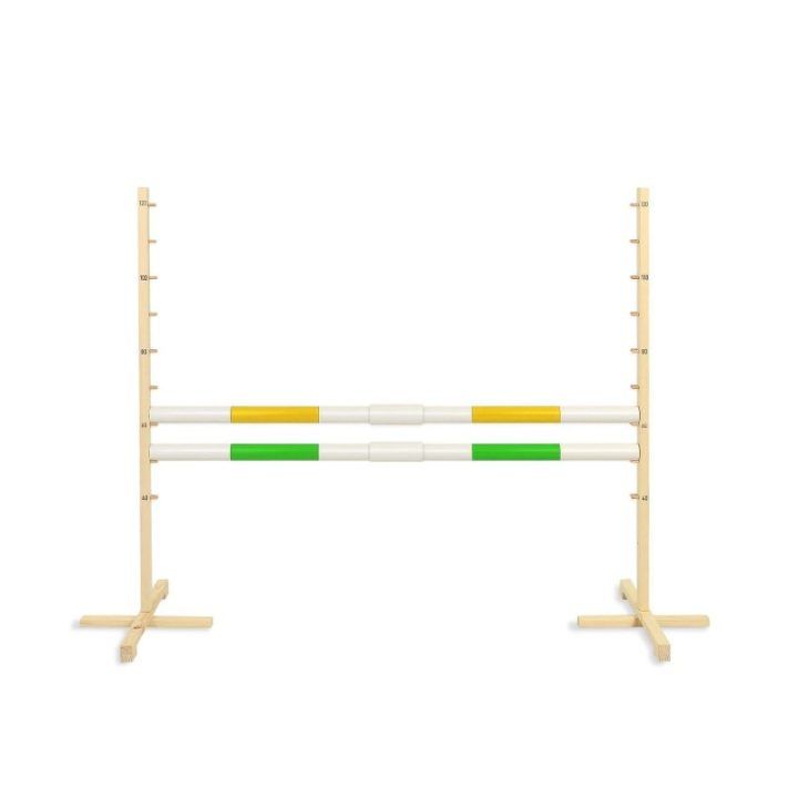 Šuolių kliūtis Hobby Horse geltona ir žalia, 120 cm aukščio