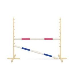 Šokinėjimo kliūtis Hobby Horse rožinė ir mėlyna