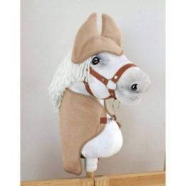 Hobby horse kupranugario spalvos pledas ir ausinukai