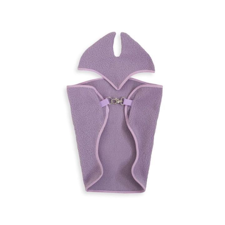 Hobby horse violetinis flisinis pledas ir ausinukai
