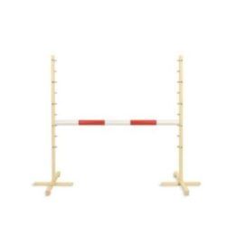 Šokinėjimo kliūtis hobby horse su raudona sija 120 cm