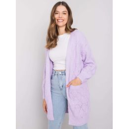 Šviesiai violetinis megztinis