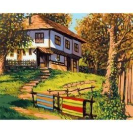 Tapyba pagal skaičius šalies peizažas 40x50 cm