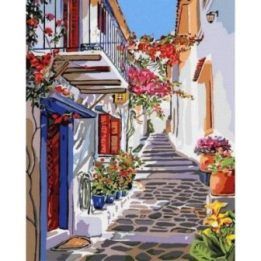 Tapyba pagal skaičius Graikijos peizažas 40x50 cm