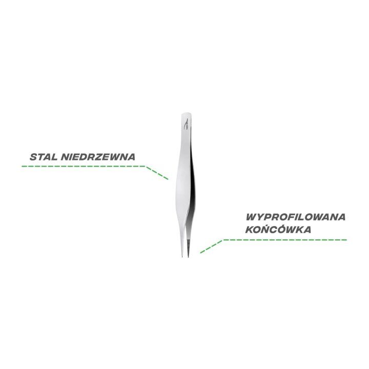 Pincetas antakiams nerūdijančio plieno