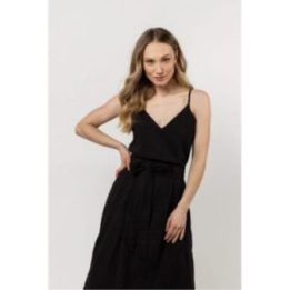 Suknelė moterims elegantiška juodos spalvos