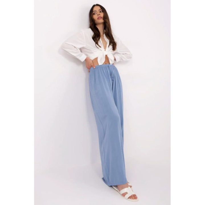 Kelnės moterims elegantiškos Italy Moda – mėlyna