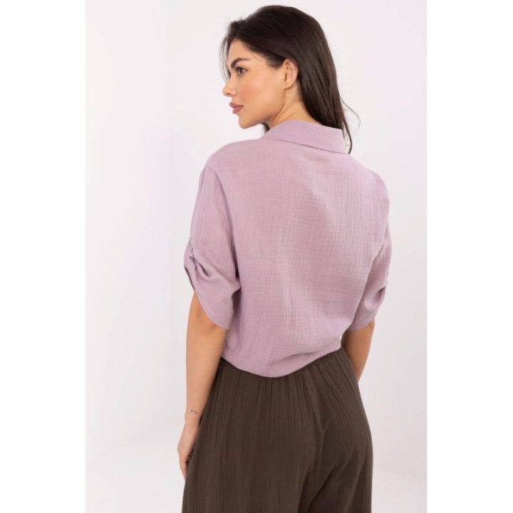 Marškiniai kasdieniam dėvėjimui Italy Moda – violetinė