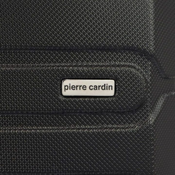 Kietas smėlio spalvos lagaminų rinkinys su ratukais Pierre Cardin