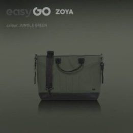 Vežimėlio krepšys žalias atsparus drėgmei ZOYA EasyGO
