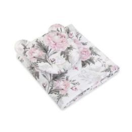 Patalynės komplektas kūdikiui su pagalvėle ir gėlėmis – Romantic Peonies