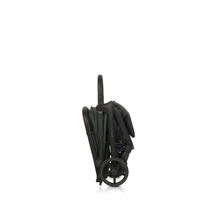 Vežimėlis vaikui tamsiai žalios spalvos sulankstomas kelionėms EASY GO