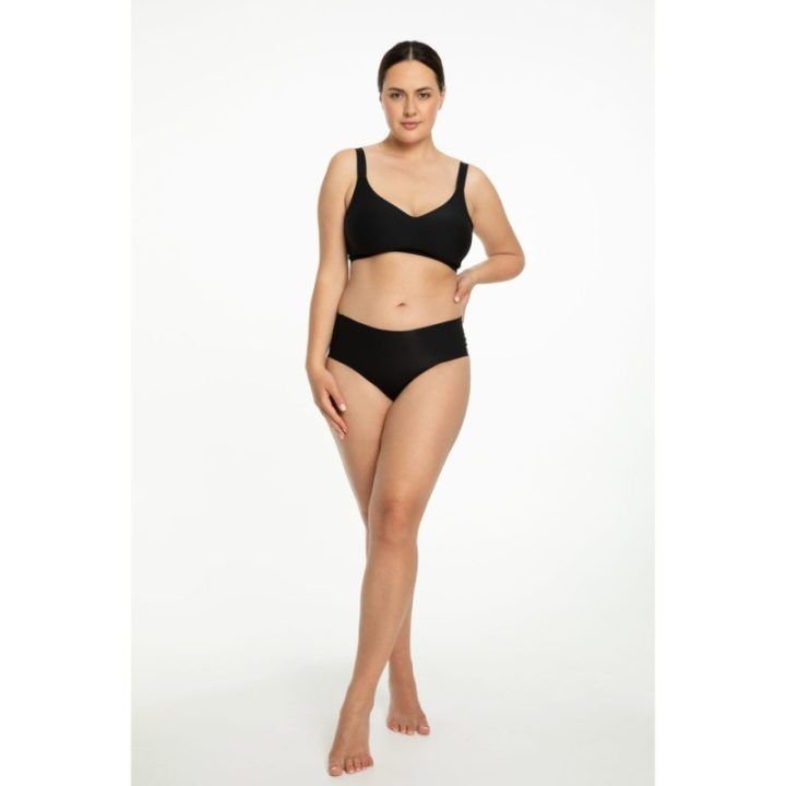 Liemenėlė juoda be lankelių patogi Jelly Bra Comfort