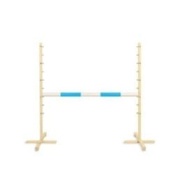 Šuolių kliūtis medinė šviesiai mėlyna 120 cm
