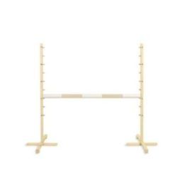 Šuolių kliūtis šviesiai smėlio spalvos medinė 120 cm