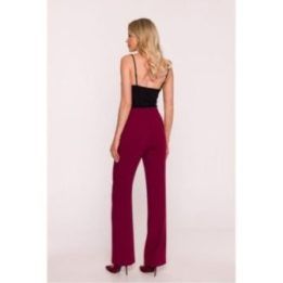 Kelnės moteriškos bordo Stylove – raudona