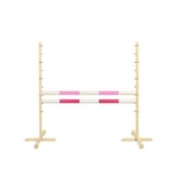 Šuolių kliūtis Hobby Horse 120 cm rožinė su dviem kartelėmis