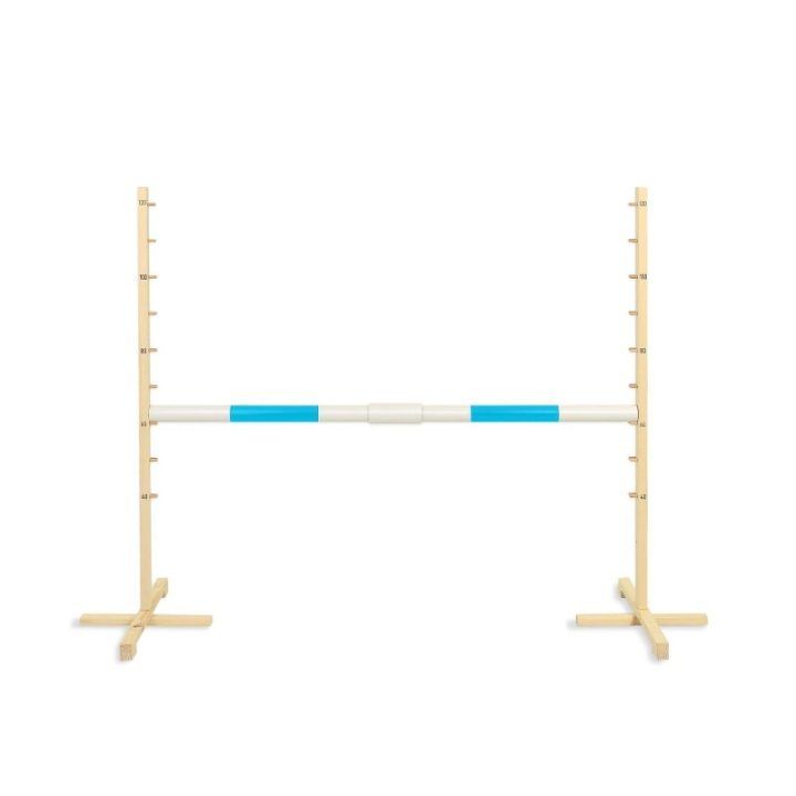 Šuolių kartis hobby horse sportui šviesiai mėlyna 160 cm