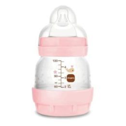 Buteliukas kūdikiams nuo dieglių 130 ml rožinis MAM