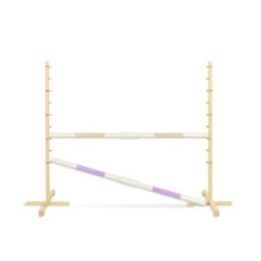 Šuolių kliūtis Hobby Horse smėlio ir šviesiai violetinė 160×120 cm
