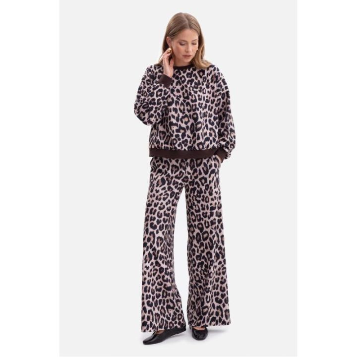 Moteriškos leopardinės kelnės Bewear – įvairiaspalvė
