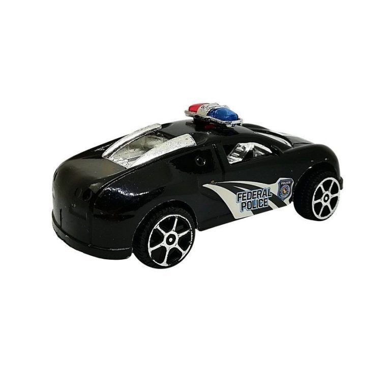 Policinių žaislinių automobilių rinkinys vaikams, 6 vnt