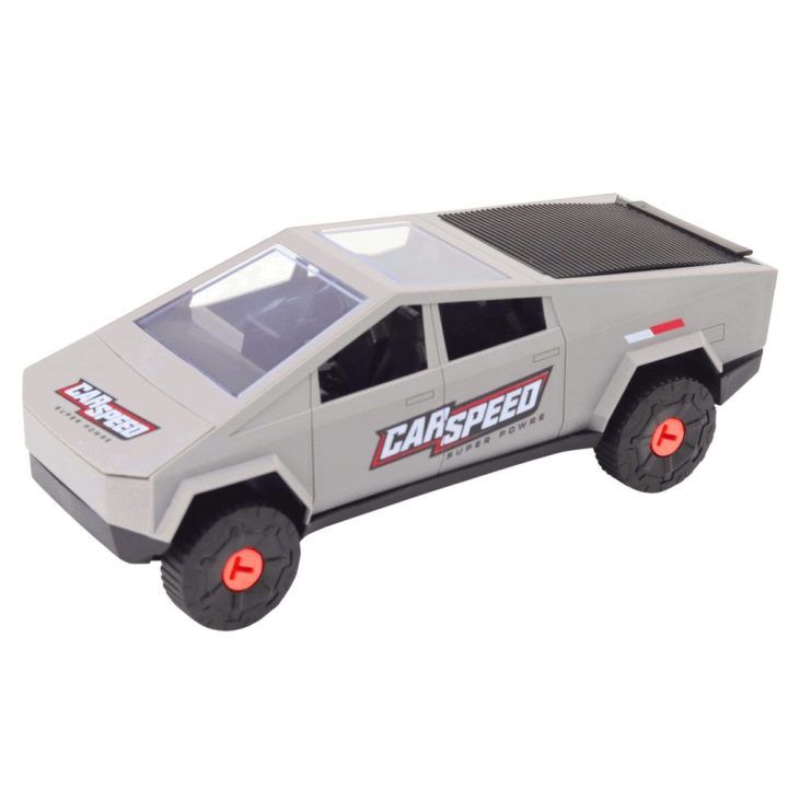 Set of Modern Car with Quad for Disassembly DIY Gray