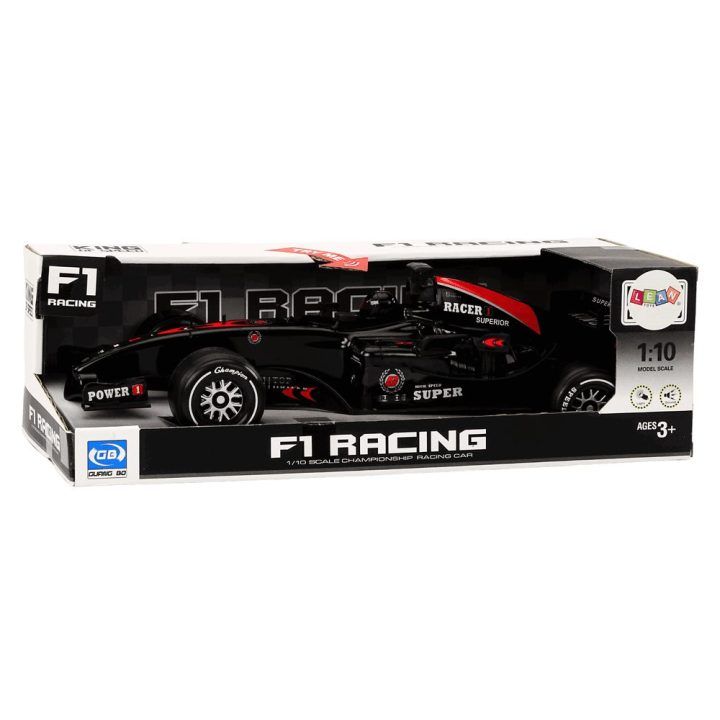 Racer Sports Car F1 Driven 1:10 Black Sounds