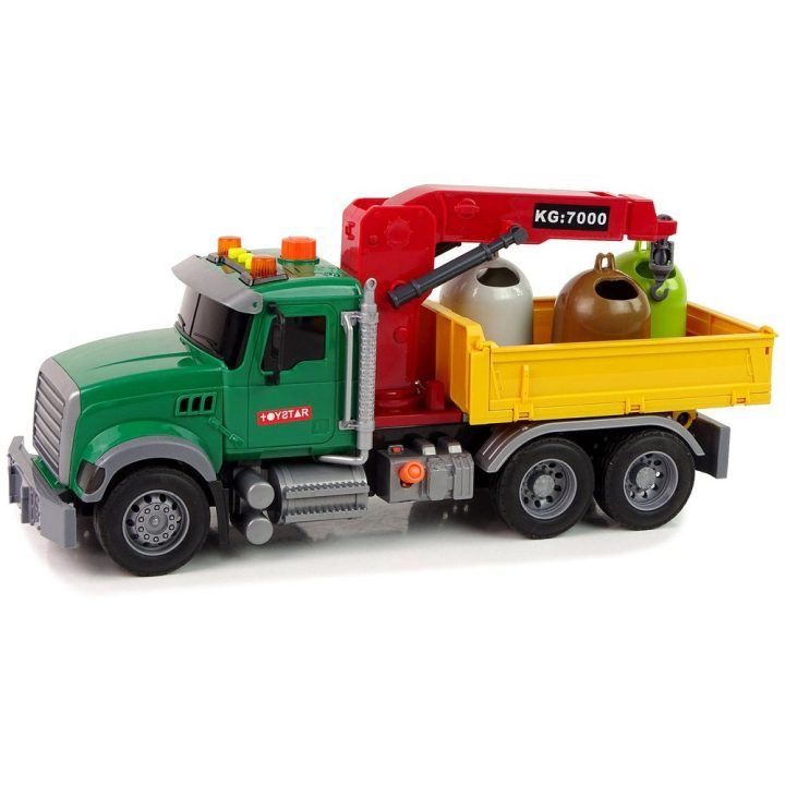 Truck Auto Crane Transport Rubbish Bin Sound