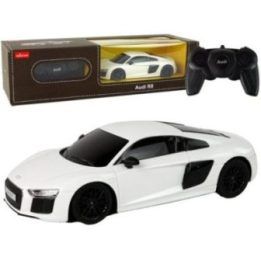 Radijo bangomis valdoma balta Audi R8 mašinėlė 1:24 Rastar