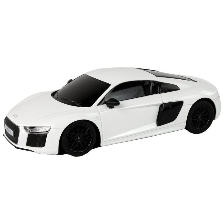 Radijo bangomis valdoma balta Audi R8 mašinėlė 1:24 Rastar