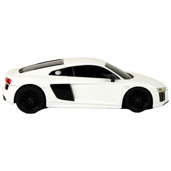 Radijo bangomis valdoma balta Audi R8 mašinėlė 1:24 Rastar