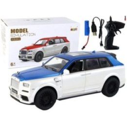 RC automobilis vaikams 1:20 baltas ir mėlynas