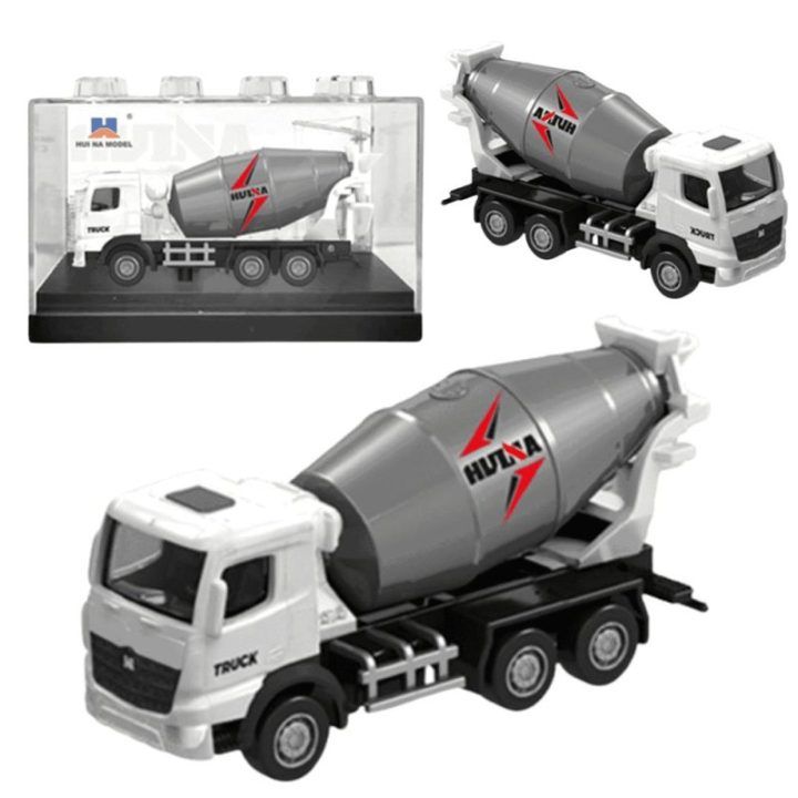Betonvežis Huina 1:80 baltas metalinis