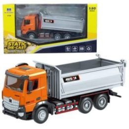 Metalinis savivartis Huina 1:50 oranžinis