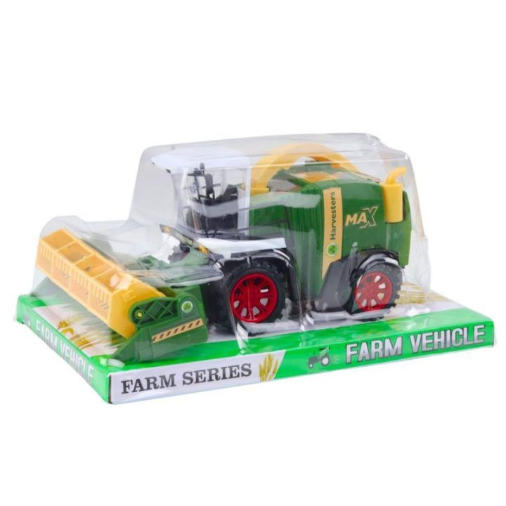 Žaislinis kombainas vaikams MAX Harvester“ žalias