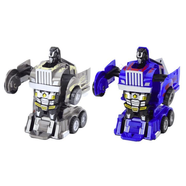 Transformeris sunkvežimis-robotas vaikams, 2 spalvų modeliai