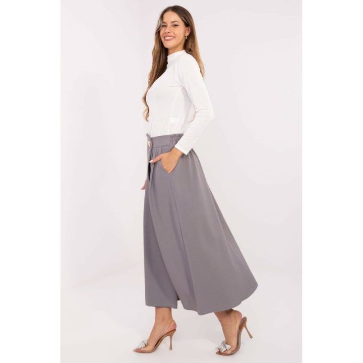 Skirt Rue Paris – rusvai pilka