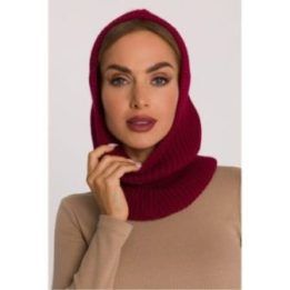 Moteriška bordo spalvos balaklava Moe