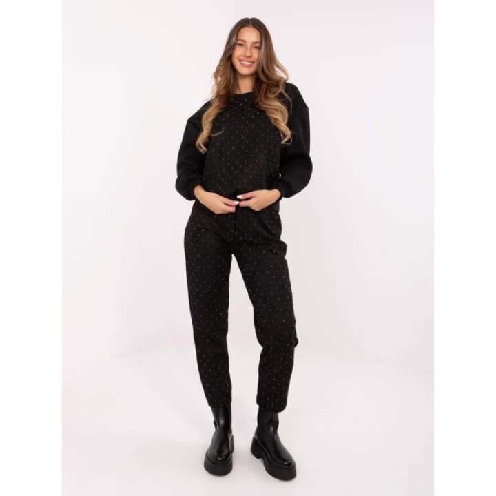 Komplektas juodas su blizgiomis detalėmis IT Girl