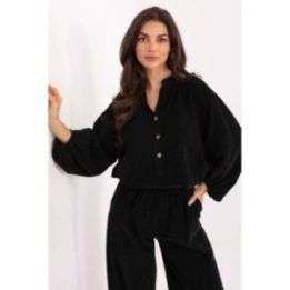 Palaidinė laisvo kirpimo Italy Moda – juoda
